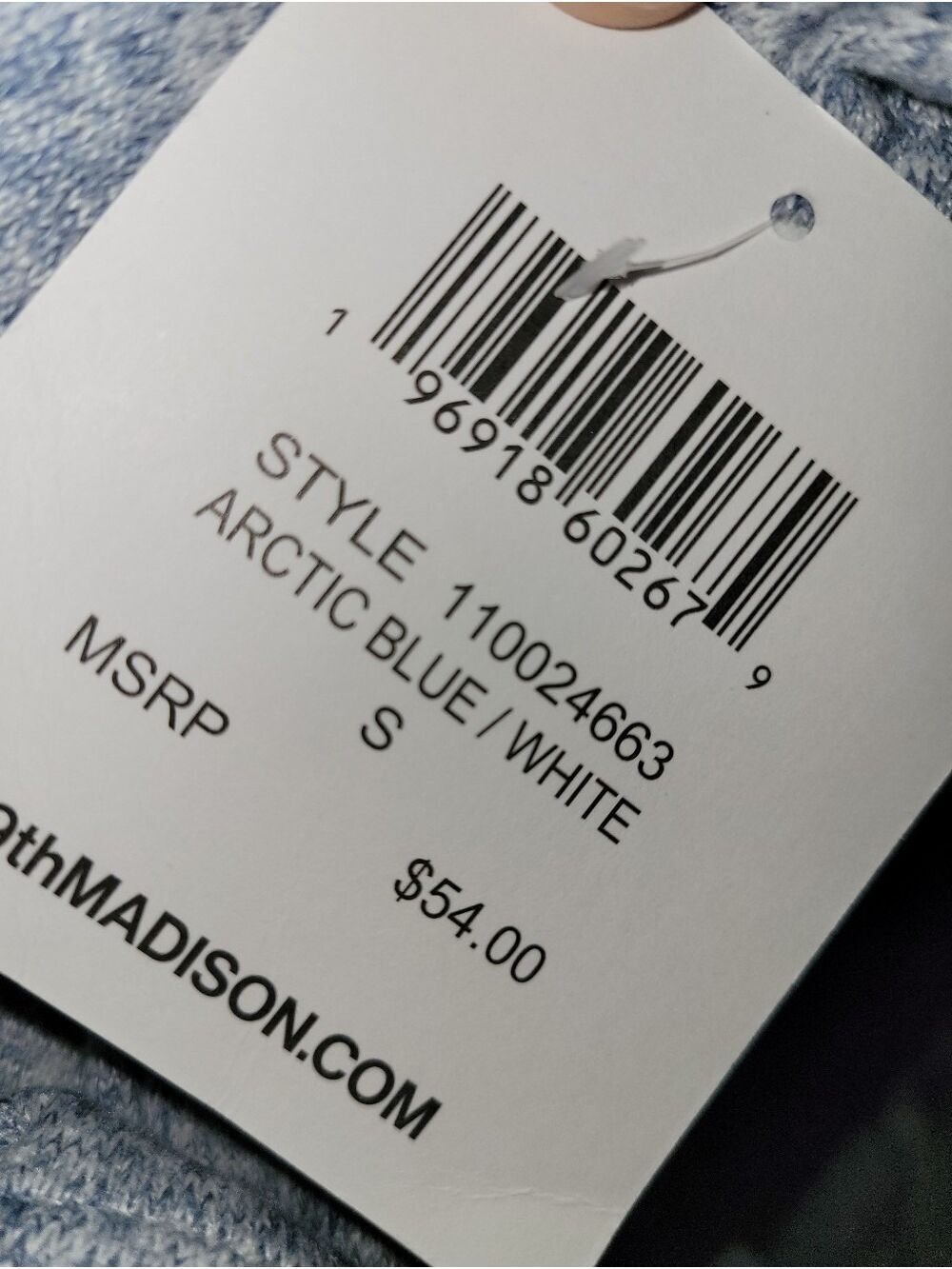 NWT 89th & Madison Gray Sweatshirt With Ruffle Cozy S - Picture 6 of 6